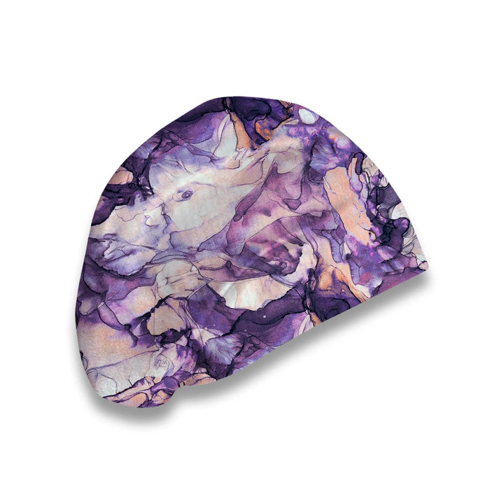 Amethyst Marble Scrub Hat