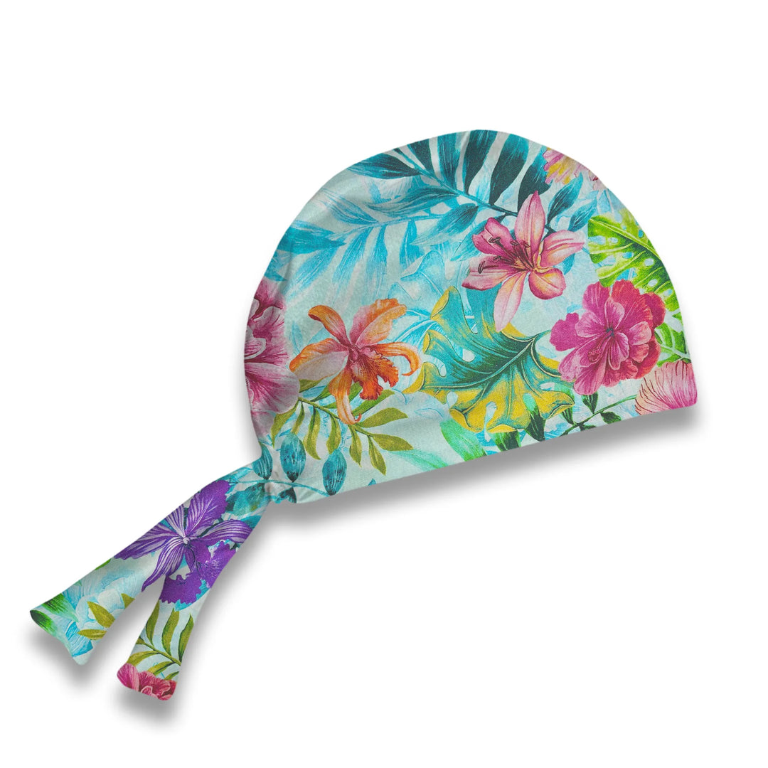 Cabana Bloom Scrub Hat