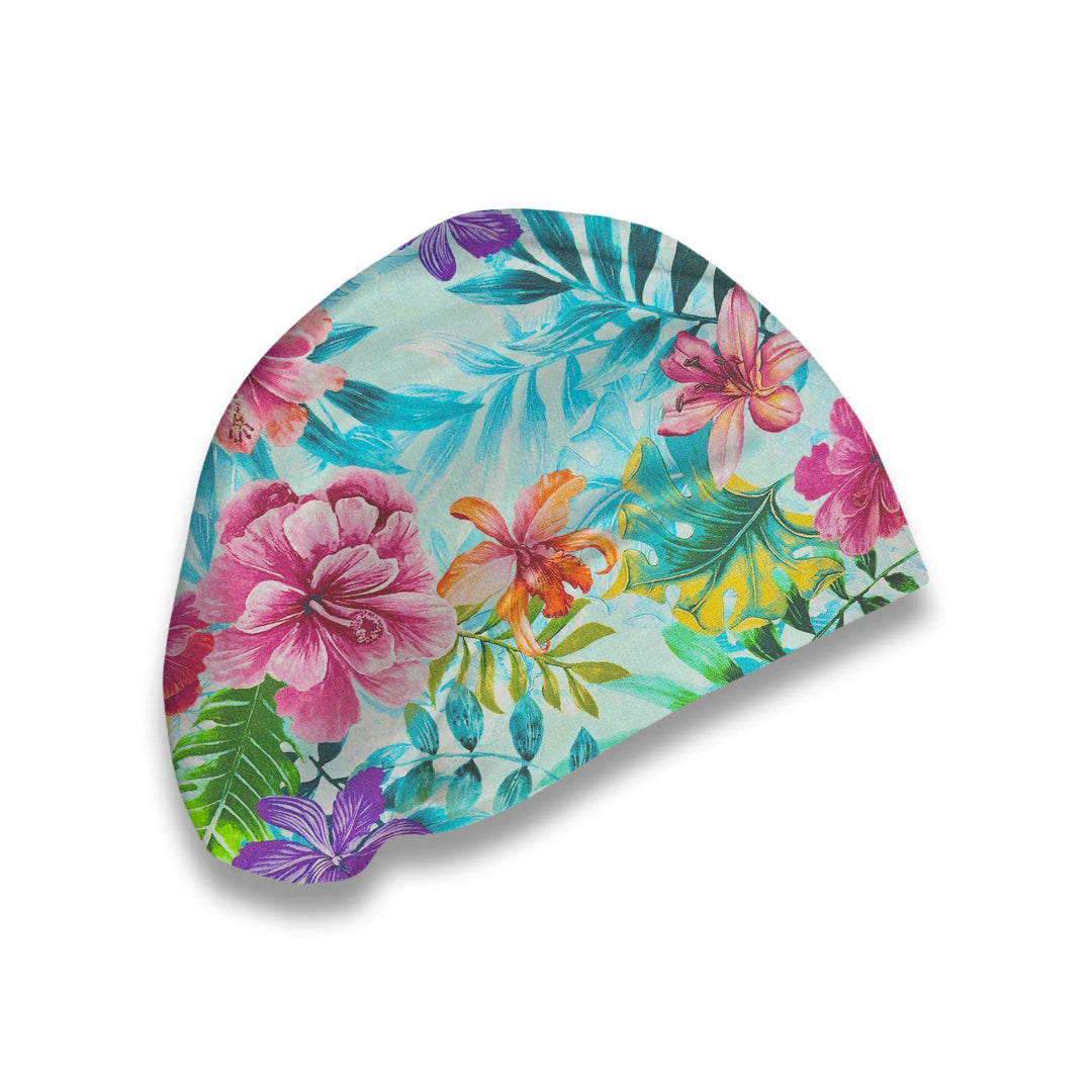Cabana Bloom Scrub Hat