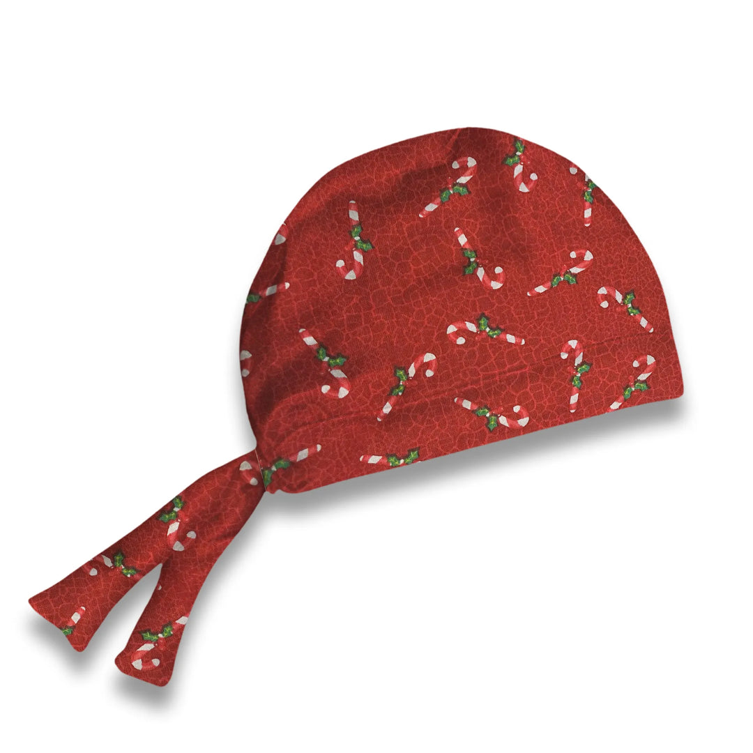 The Original Scrub Hat - Last Chance Candy Cane Crackle / Classic Cotton - Taylor Made Scrub Hats