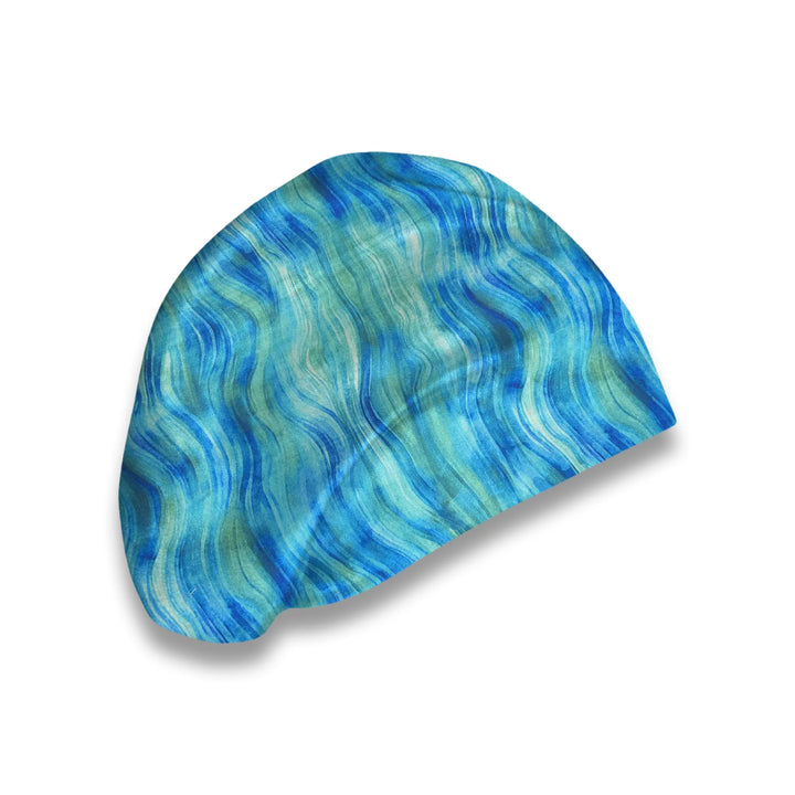 Coastal Waves Scrub Hat