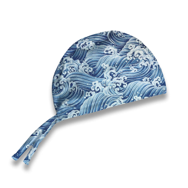 Crashing Waves Scrub Hat