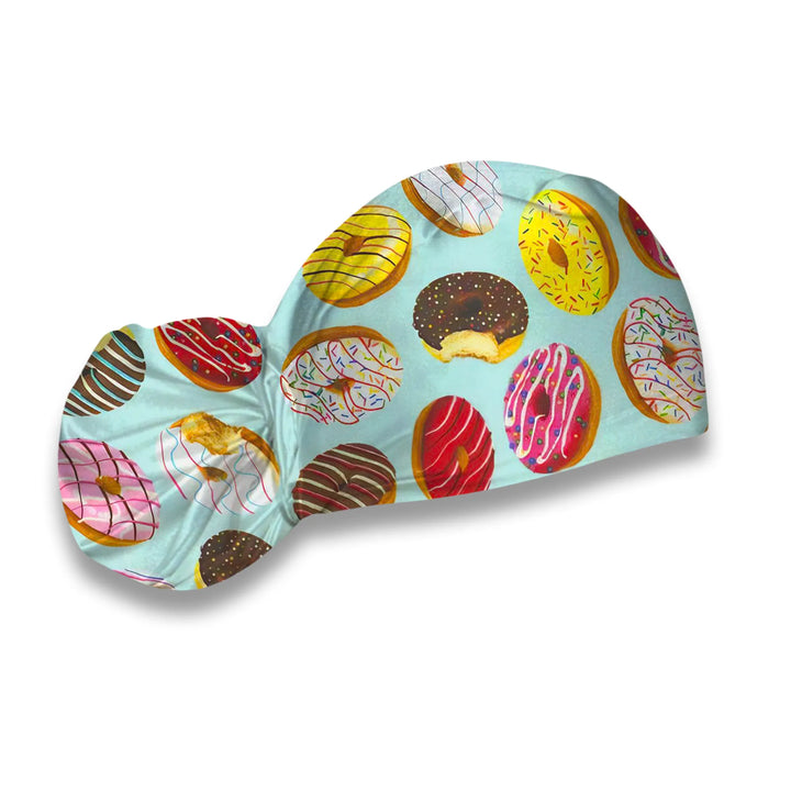 Donuts on Blue Scrub Hat