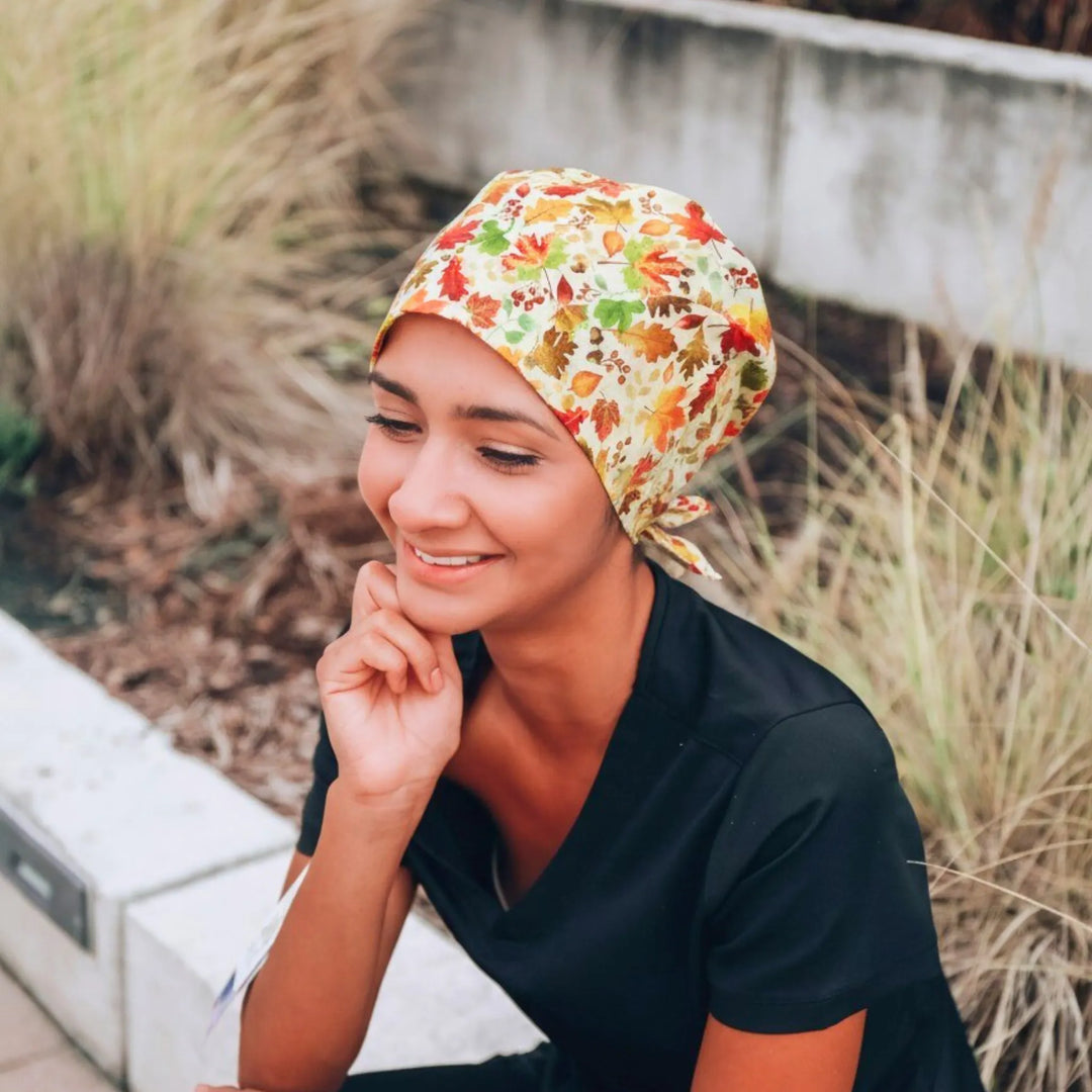 Falling For Fall Scrub Hat