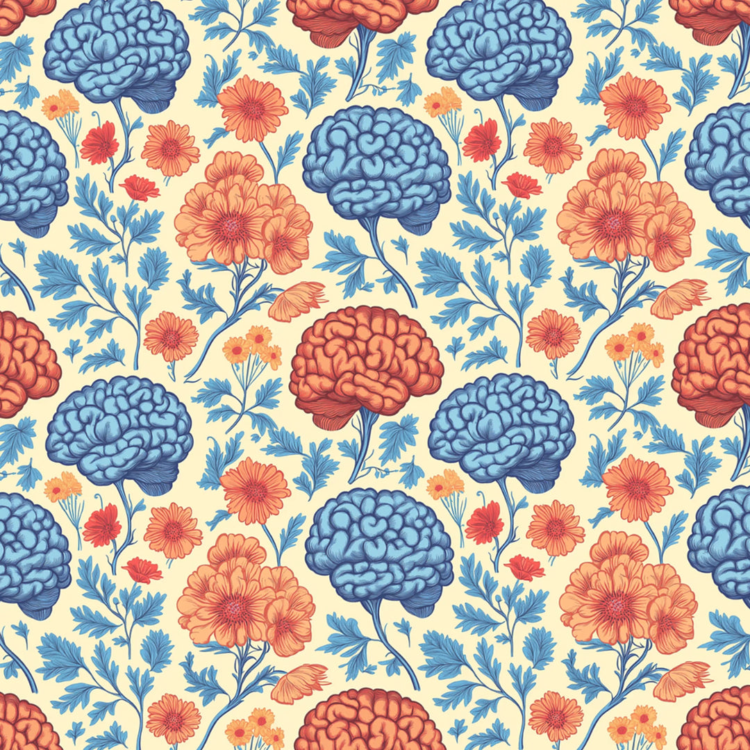 Floral Cortex Scrub Hat
