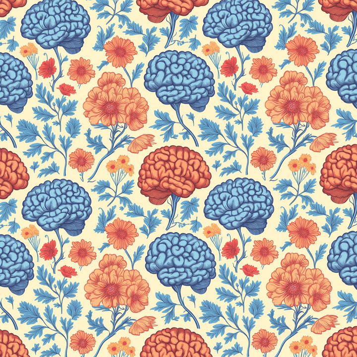 Floral Cortex Scrub Hat