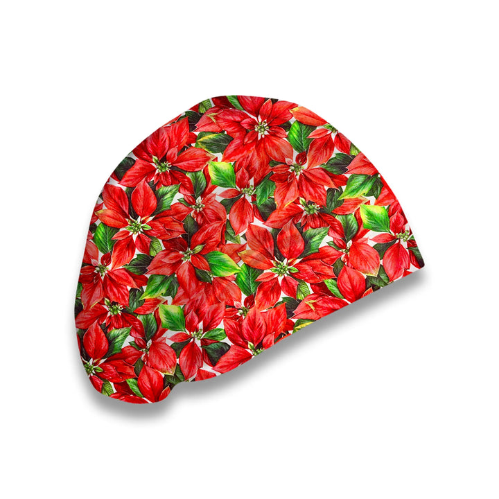 Holiday Bloom Scrub Hat