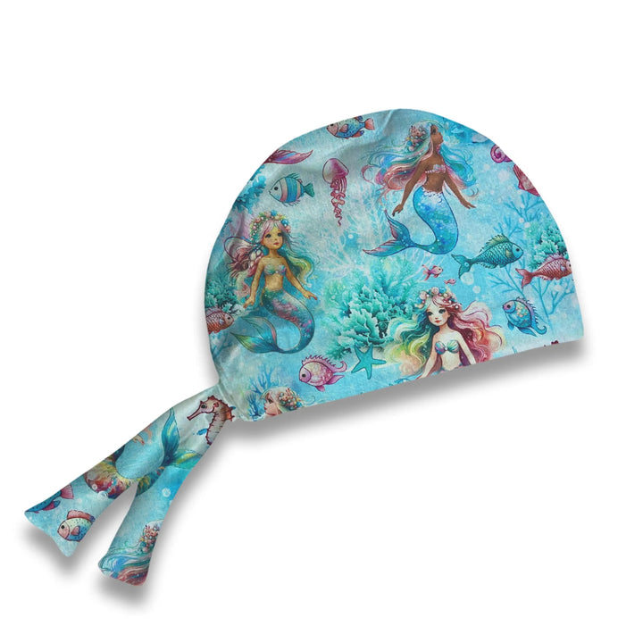 Mermaid Lagoon Scrub Hat
