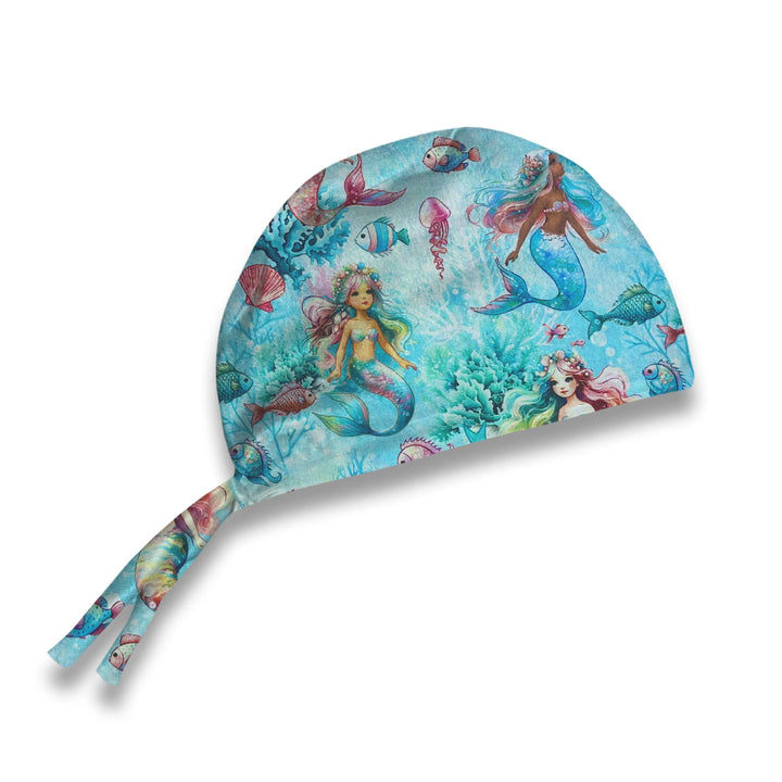 Mermaid Lagoon Scrub Hat
