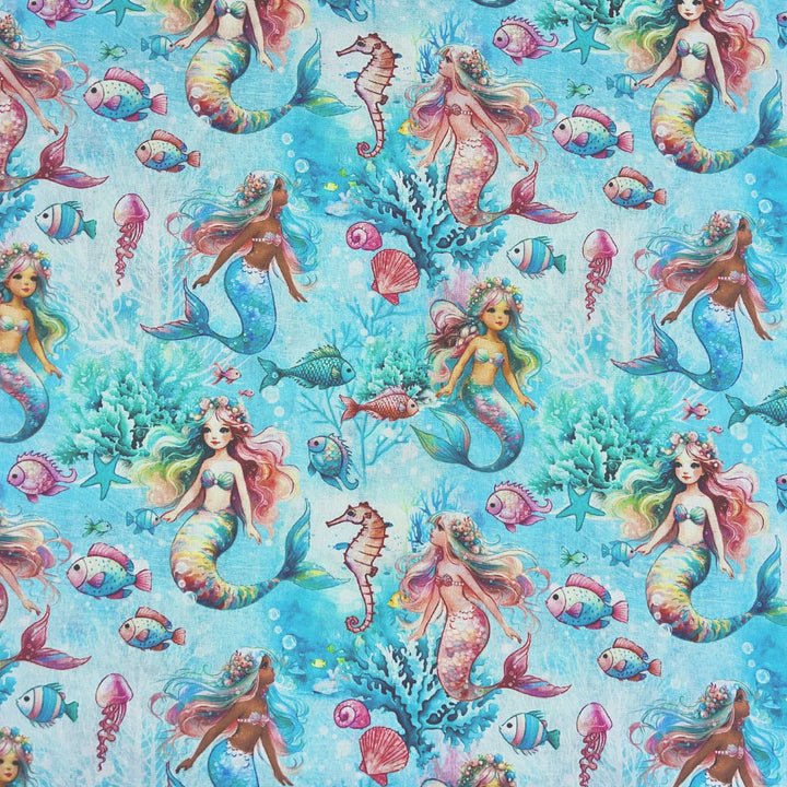 Mermaid Lagoon Scrub Hat