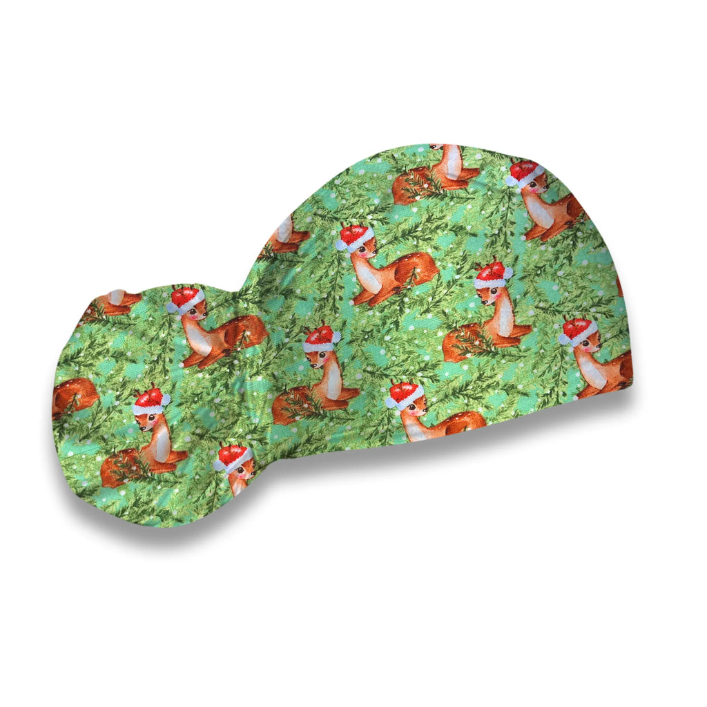 Santa's Reindeer Scrub Hat