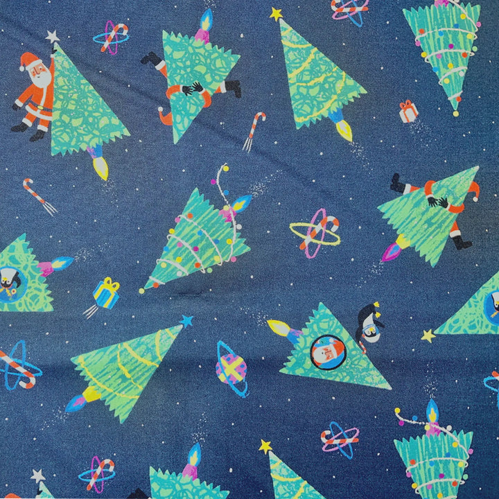 Space Santa Scrub Hat