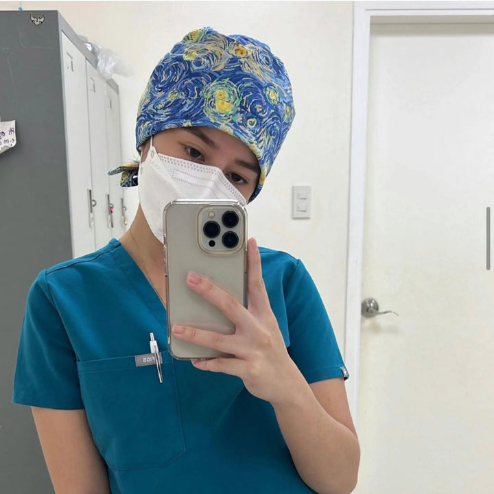 Starry Night Scrub Hat