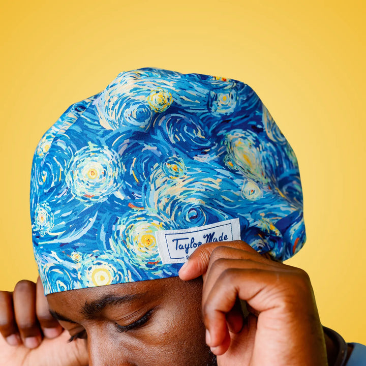 Starry Night Scrub Hat