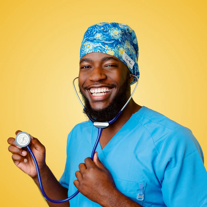 Starry Night Scrub Hat