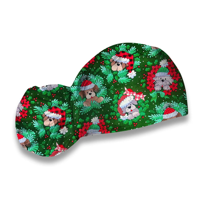 Wreath Woofs Scrub Hat